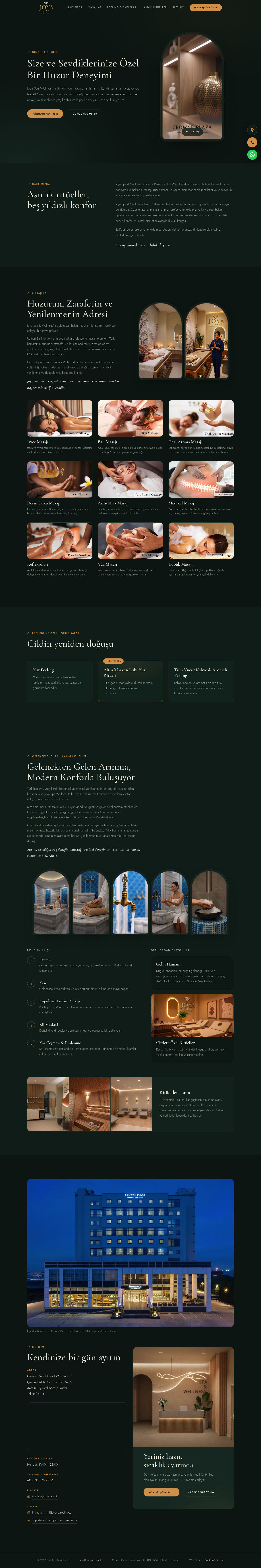 JOYA SPA web sitesi önizlemesi